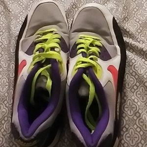 Neon Nike Air Max Basketball Shoes